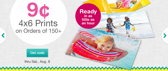 Get 9¢ 4×6 Prints From Walgreens wyb 150+!